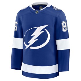 Tampa Bay Lightning tröja Fanatics Premium Nikita Kucherov 2024-25 Blå Hemma - NHL Tröjor Herr